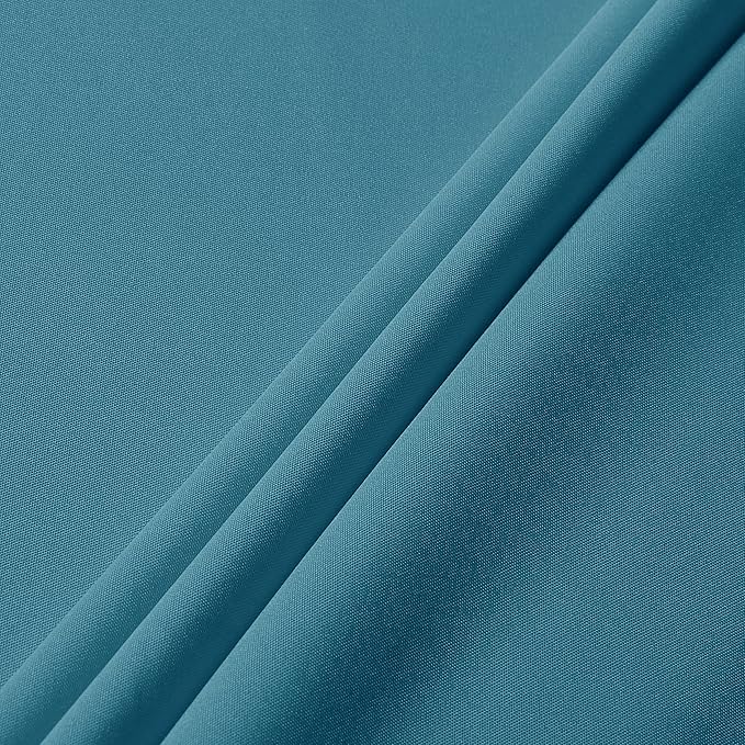 sancua Square Tablecloth - 70 x 70 Inch - Stain and Wrinkle Resistant Washable Polyester Table Cloth, Decorative Fabric Table Cover for Dining Tables, Buffet Parties and Camping, Teal