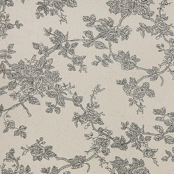 French Pastoral Farmhouse Table Runners, 13x90 Inch Black | 100% Organic Cotton - Image 6
