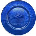 allgala Heavy Quality Round Charger Plates - Chargers for Dinner Plates - Set of Charger Plates for Table Decor - Ideal for Weddings, Thanksgiving Parties & Holidays - Grain Blue (13-Inch 48-Pack)