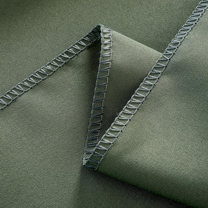 2-Pack 90x156 inch Sage Green Table Cloths, Solid Stain and Wrinkle Resistant Oblong Tablecloth, Premium Plain Weave Polyester Fabric Rectangle Table Linen Covers for Hotel, Banquet