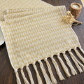 Boho Fall Table Runner Woven for Home Dining Table Decor 13x72 Inch | 72 Inches by FEXIA
