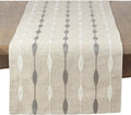 Saro Lifestyle Modern Embroidered Design Table Runner by SaroLifestyle