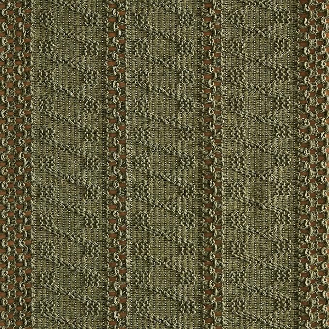 Macrame Style Boho Table Runner, 12x36 Inch Moss | Woven Boho Table Runner - Image 6