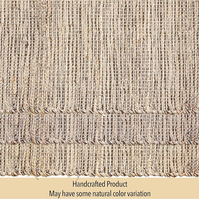 Natural Jute & Brown Placemats, 13x19 Inch Dining Table Placemats - Image 6