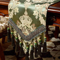 Extra Luxury Velvet Blue Table Runner 120 Inches Long by NYSMXF