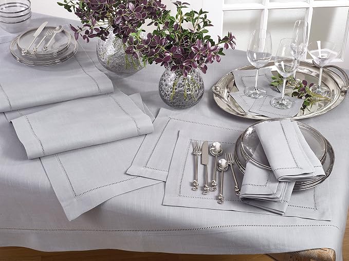 SARO LIFESTYLE Hemstitched Border Placemat - Image 2